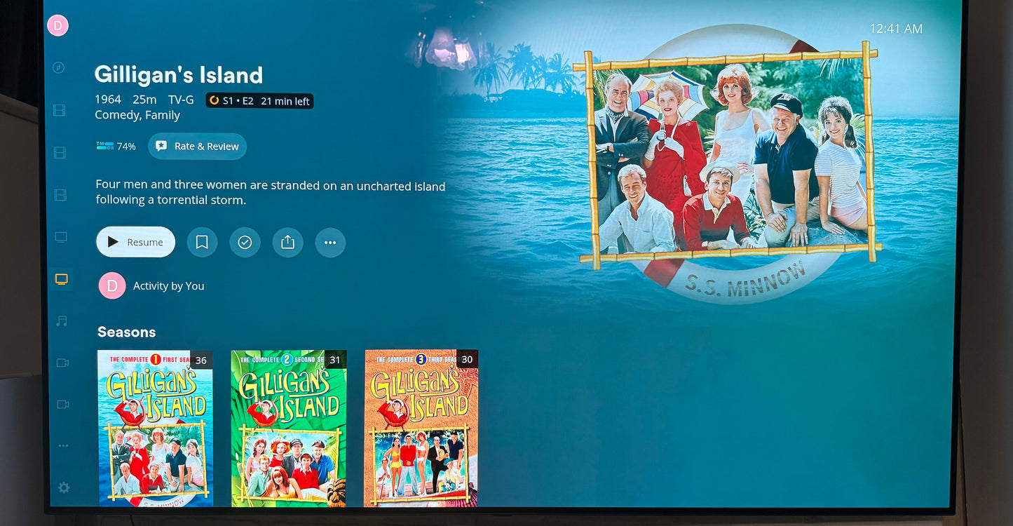 Gilligan's Island Complete Series on USB Flash drive