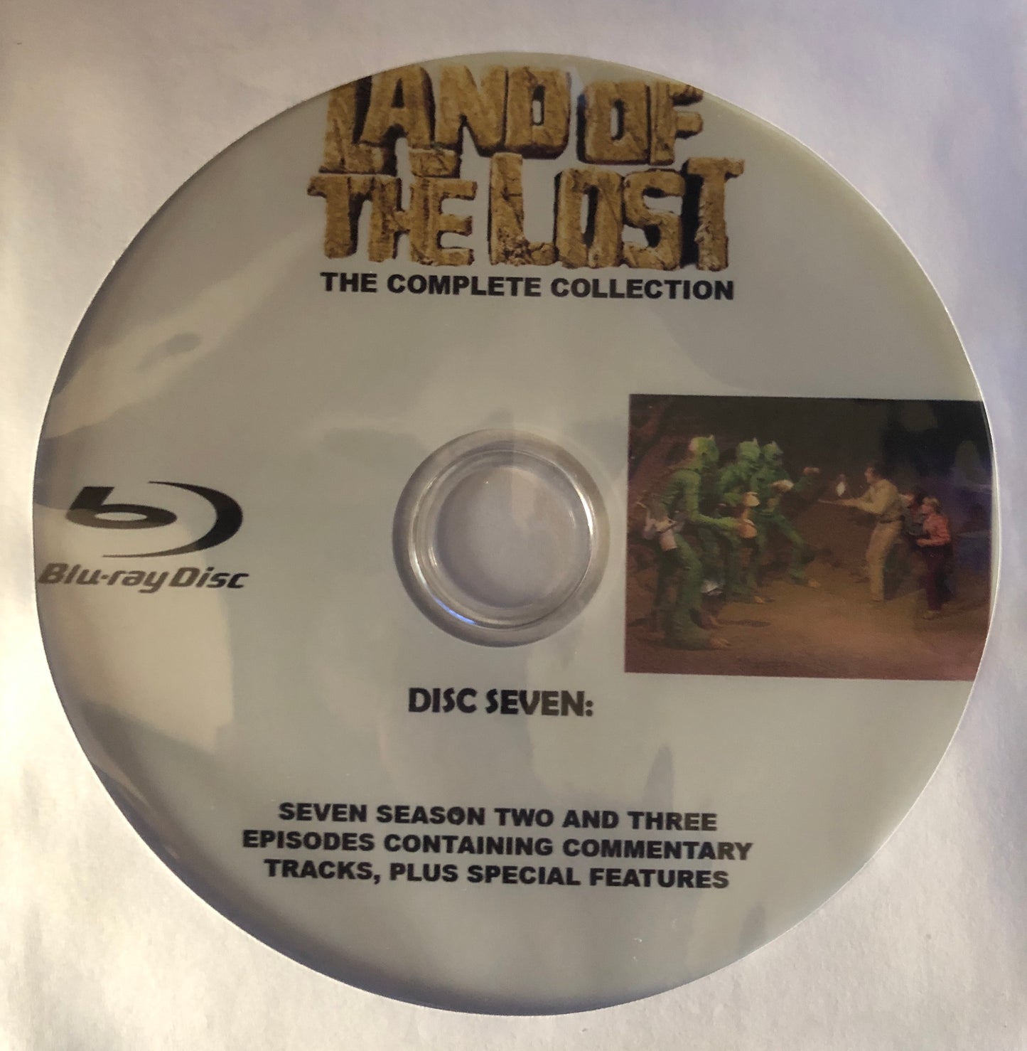 Land of the Lost Complete Series on 7 Blu Ray Discs upscaled to 720p