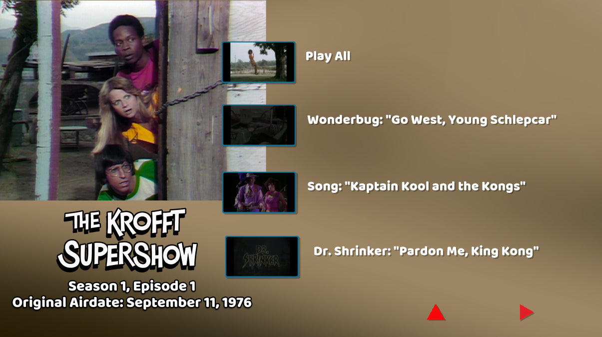 Krofft Supershow Complete Series on Blu Ray (Seasons 1 and 2)