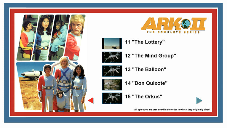Ark II Complete Series on Blu Ray or DVD
