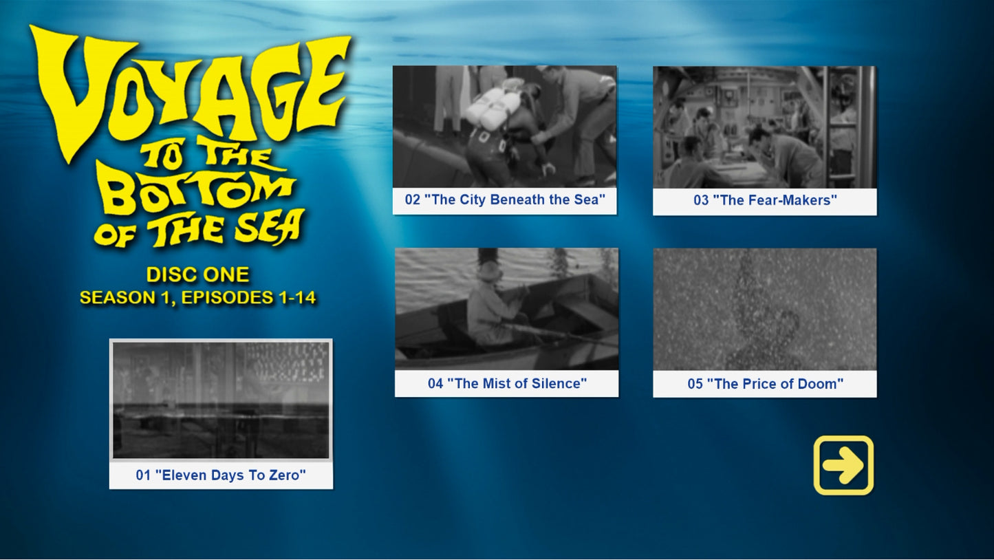 Voyage to the Bottom of the Sea Seasons 1-2 Blu Ray