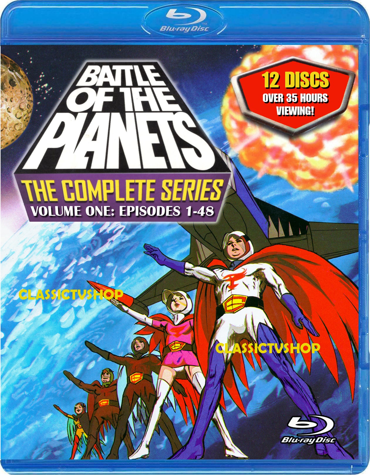 Battle of the Planets Complete Series on Blu Ray 12 Discs