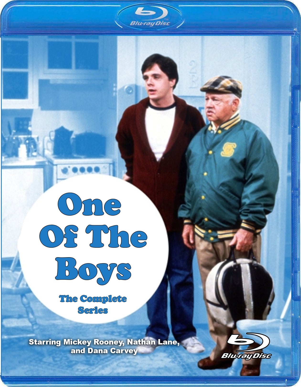 One of the Boys (starring Dana Carvey and Mickey Rooney) Complete Series on 2 Blu Ray Discs