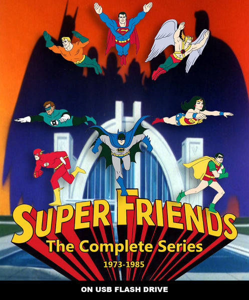 The Superfriends - Remastered 1080p on USB Flashdrive
