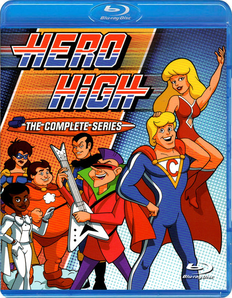 Hero High: The Complete Series on 2 Blu Rays or 2 DVDs