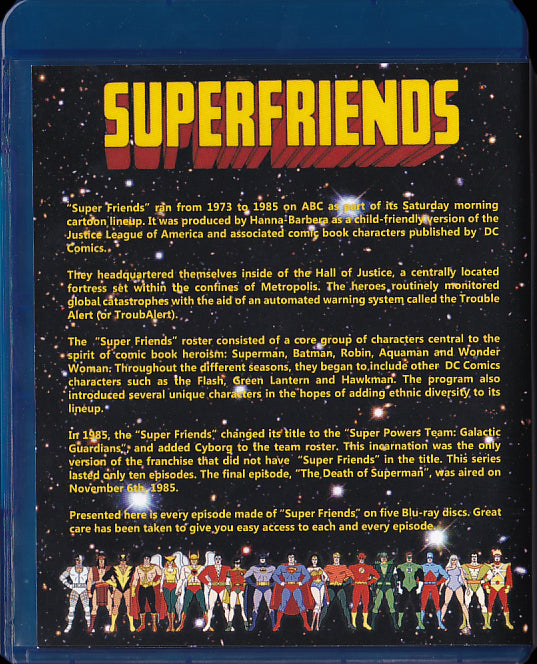 Superfriends: Complete on Blu Ray Discs