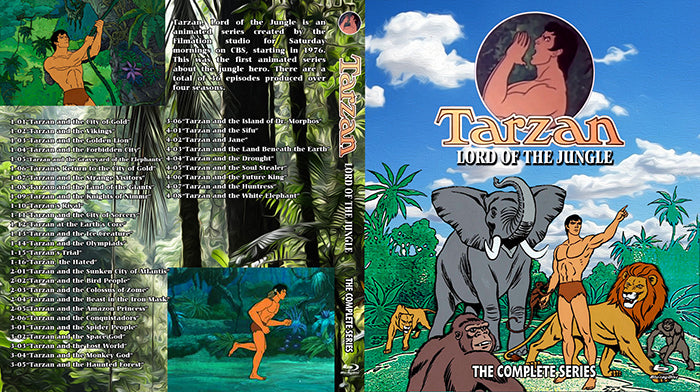 Tarzan Lord of the Jungle Complete Series  Blu Ray Disc