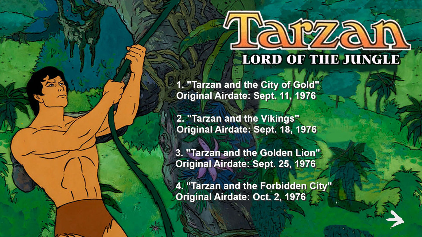 Tarzan Lord of the Jungle Complete Series  Blu Ray Disc