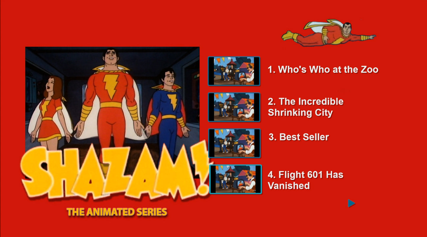 Shazam! Complete 1981 Animated Series Blu Ray or DVD