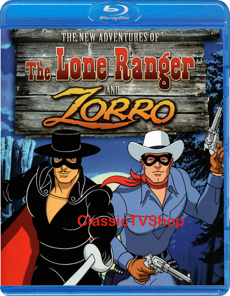 New Adventures of Lone Ranger and Zorro on Blu Ray 3 Disc Set