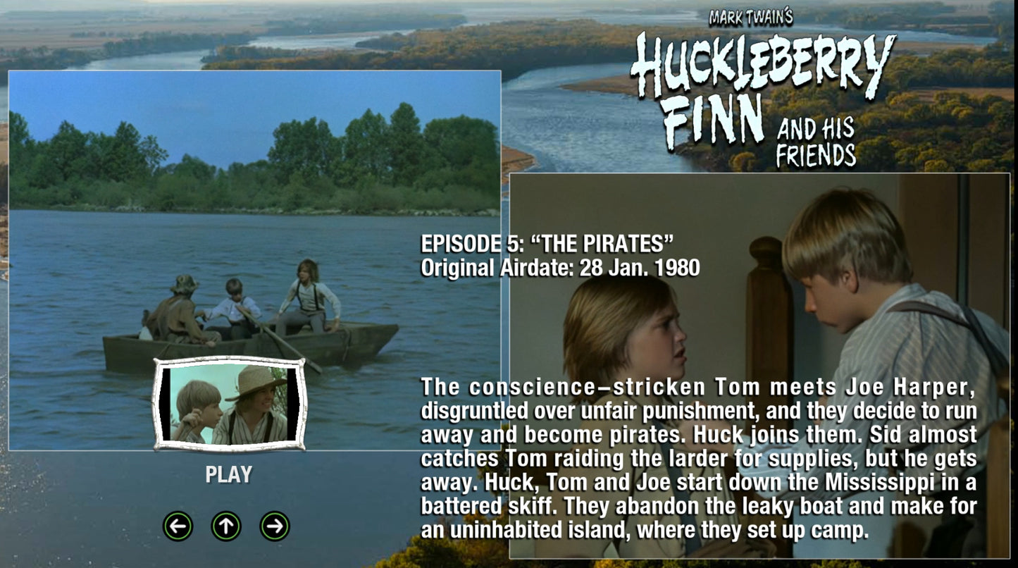 Huckleberry Finn and His Friends Blu Ray 4 Discs