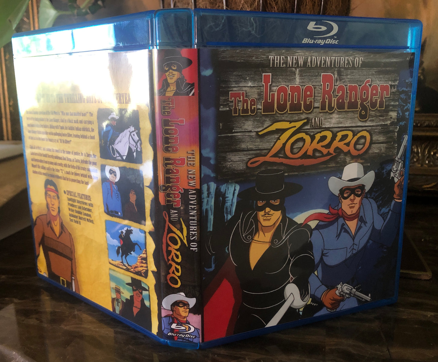 New Adventures of Lone Ranger and Zorro on Blu Ray 3 Disc Set