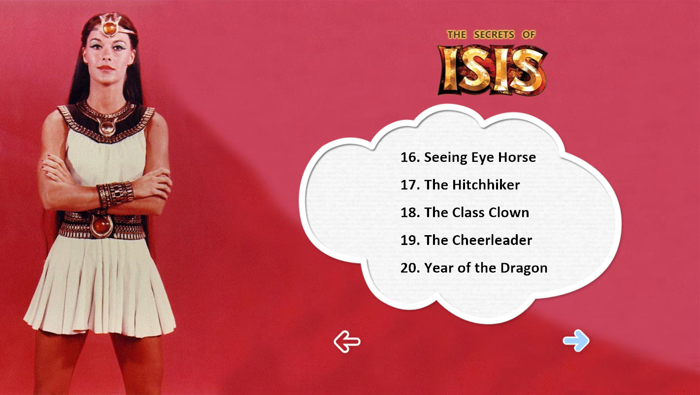 Secrets of Isis Complete Series on Blu Ray or DVD