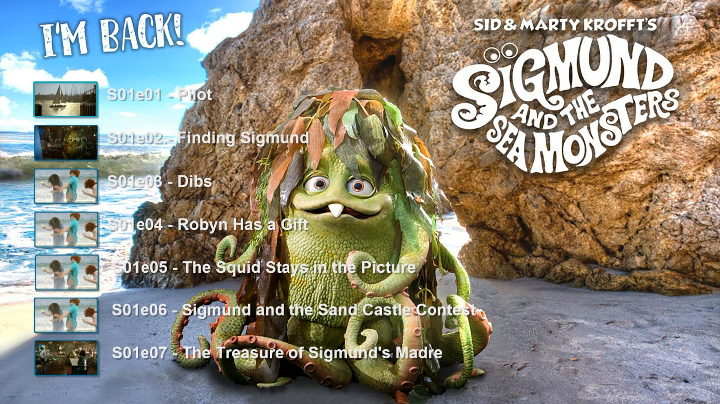 Sigmund and the Sea Monsters (2016 Version) on Blu Ray