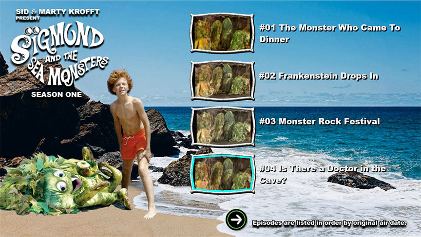 Sigmund and the Sea Monsters Complete Series 2 Disc Set, Blu Ray or DVD